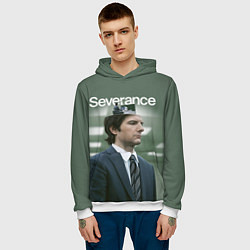 Толстовка-худи мужская Mark Severance, цвет: 3D-белый — фото 2