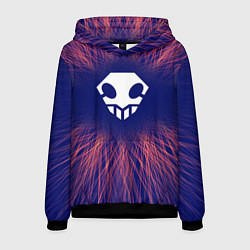 Толстовка-худи мужская Bleach red energy, цвет: 3D-черный