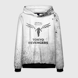 Толстовка-худи мужская Tokyo Revengers - white gradient, цвет: 3D-черный