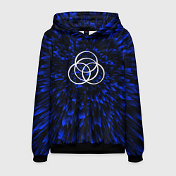 Толстовка-худи мужская Elden Ring blue energy, цвет: 3D-черный
