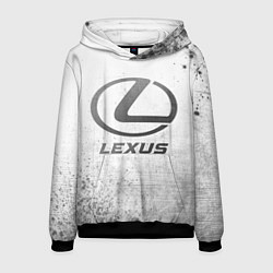 Толстовка-худи мужская Lexus - white gradient, цвет: 3D-черный