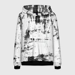 Толстовка-худи мужская Color black and white, цвет: 3D-черный