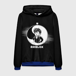 Толстовка-худи мужская Роблокс лего, цвет: 3D-синий
