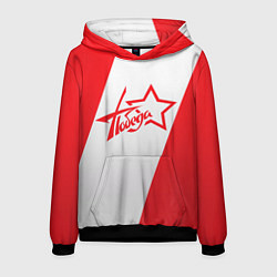 Толстовка-худи мужская Победа 9 мая звезда, цвет: 3D-черный