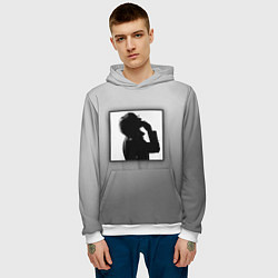 Толстовка-худи мужская Pharaoh phrequincy, цвет: 3D-белый — фото 2