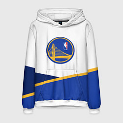 Толстовка-худи мужская Golden State Warriors - NBA, цвет: 3D-белый