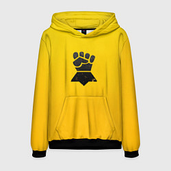 Толстовка-худи мужская Имперские Кулаки, цвет: 3D-черный