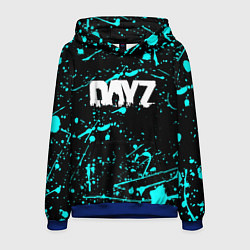 Толстовка-худи мужская Dayz голубые краски, цвет: 3D-синий