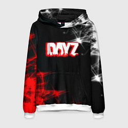 Толстовка-худи мужская Dayz световые краски, цвет: 3D-белый