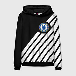 Толстовка-худи мужская Chelsea geometry sport, цвет: 3D-черный