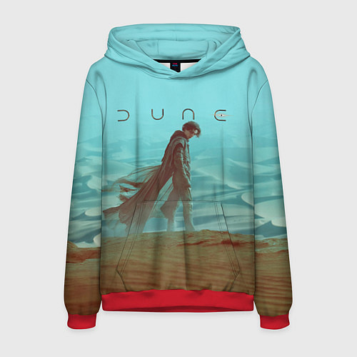 Мужская толстовка Пол Атрейдес Dune part one / 3D-Красный – фото 1