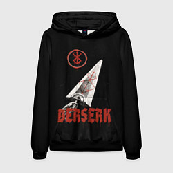 Толстовка-худи мужская Меч Берсерка, цвет: 3D-черный