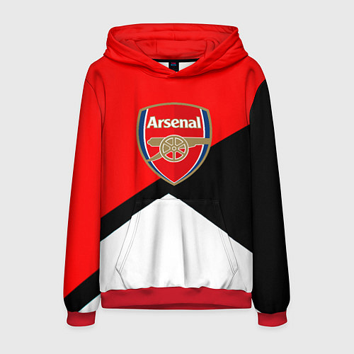Мужская толстовка Arsenal geometry sport / 3D-Красный – фото 1
