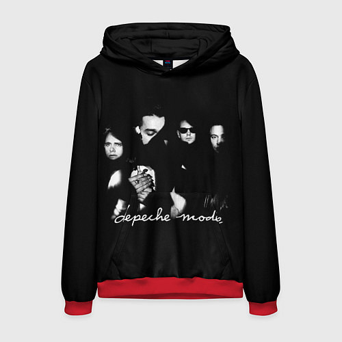 Мужская толстовка Depeche Mode shoot / 3D-Красный – фото 1
