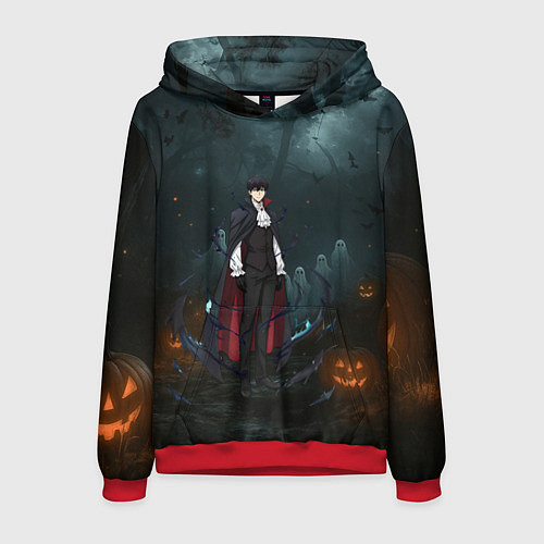 Мужская толстовка Вампир Сон Джин-Ву - Поднятие уровня в одиночку ан / 3D-Красный – фото 1