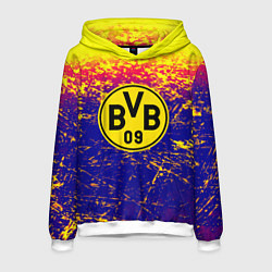 Толстовка-худи мужская Borussia краски, цвет: 3D-белый