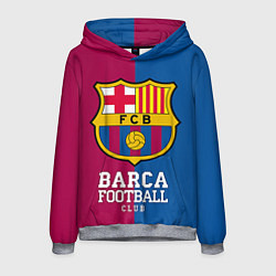 Толстовка-худи мужская Barca Football, цвет: 3D-меланж