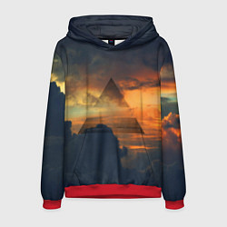 Толстовка-худи мужская 30 seconds to mars, цвет: 3D-красный