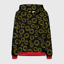 Толстовка-худи мужская Nirvana Pattern, цвет: 3D-красный