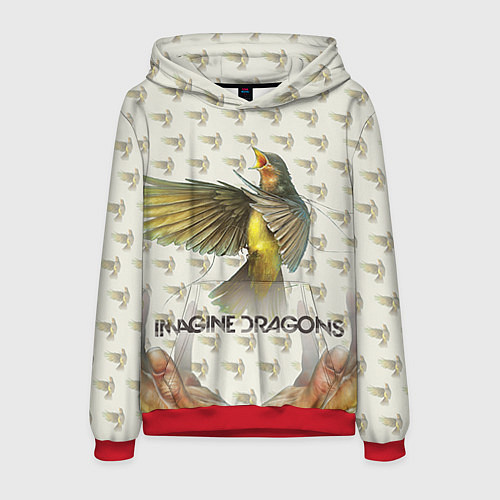 Мужская толстовка Imagine Dragons: Fly / 3D-Красный – фото 1