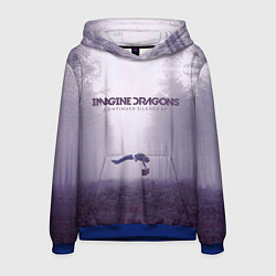 Толстовка-худи мужская Imagine Dragons: Silence, цвет: 3D-синий