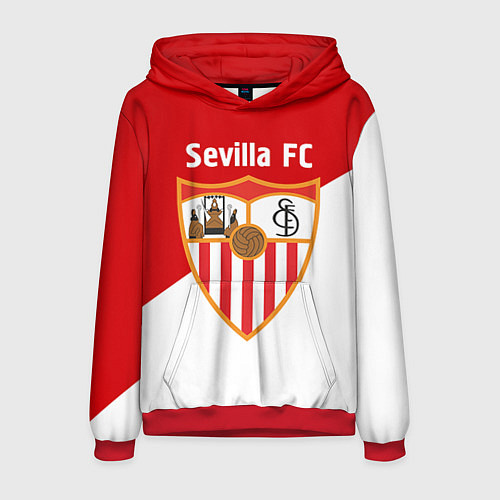 Мужская толстовка Sevilla FC / 3D-Красный – фото 1