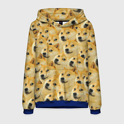 Толстовка-худи мужская Doge, цвет: 3D-синий