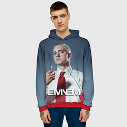 Толстовка-худи мужская Eminem Fire, цвет: 3D-красный — фото 2