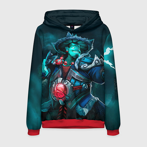 Мужская толстовка Storm Spirit / 3D-Красный – фото 1