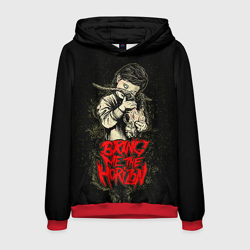 Мужская толстовка Bring Me The Horizon / 3D-Красный – фото 1