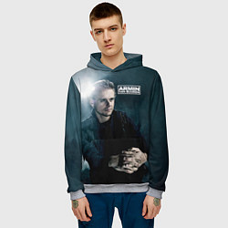 Толстовка-худи мужская Armin Van Buuren, цвет: 3D-меланж — фото 2
