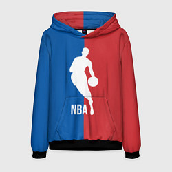 Толстовка-худи мужская Эмблема NBA, цвет: 3D-черный