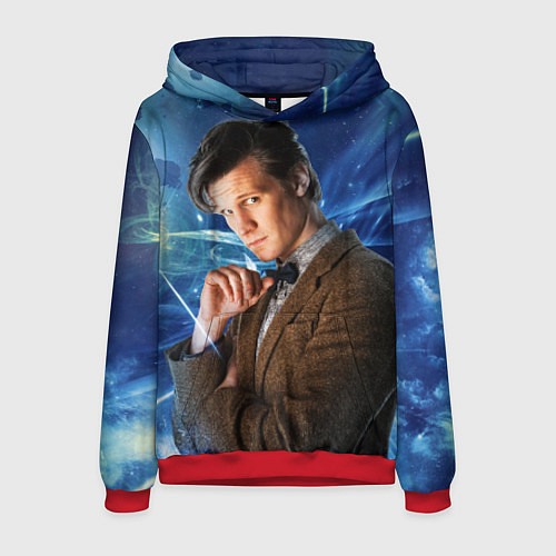 Мужская толстовка 11th Doctor Who / 3D-Красный – фото 1