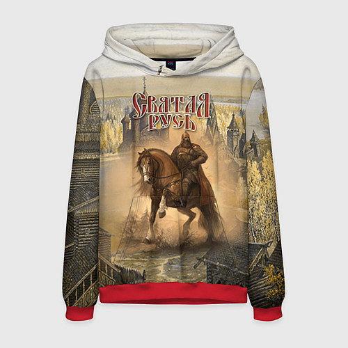 Мужская толстовка Святая русь / 3D-Красный – фото 1