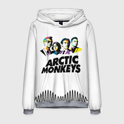 Толстовка-худи мужская Arctic Monkeys: Music Wave, цвет: 3D-меланж