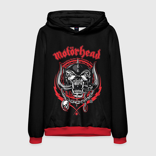 Мужская толстовка Motorhead / 3D-Красный – фото 1