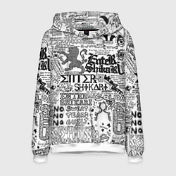 Толстовка-худи мужская Enter Shikari: Words, цвет: 3D-белый