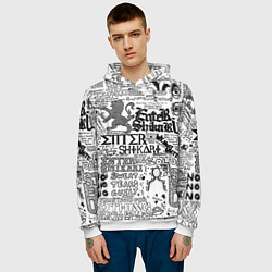 Толстовка-худи мужская Enter Shikari: Words, цвет: 3D-белый — фото 2