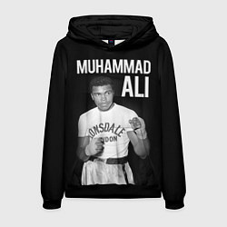 Толстовка-худи мужская Muhammad Ali, цвет: 3D-черный