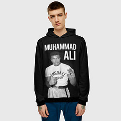 Толстовка-худи мужская Muhammad Ali, цвет: 3D-черный — фото 2