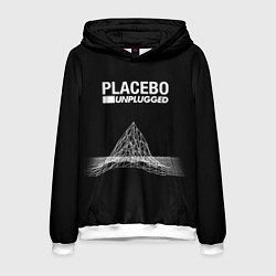 Толстовка-худи мужская Placebo: Unplugged цвета 3D-белый — фото 1