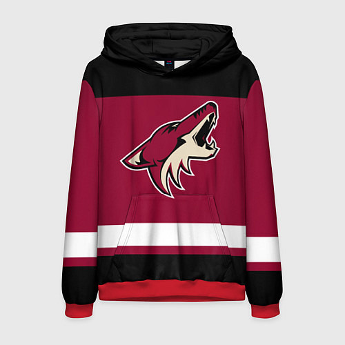 Мужская толстовка Arizona Coyotes / 3D-Красный – фото 1