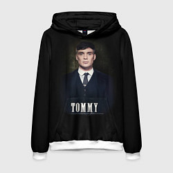 Толстовка-худи мужская Peaky Tommy, цвет: 3D-белый