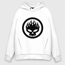 Толстовка оверсайз мужская The Offspring: Sybmol, цвет: белый