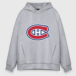 Толстовка оверсайз мужская Montreal Canadiens, цвет: меланж