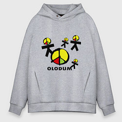 Толстовка оверсайз мужская Olodum, цвет: меланж