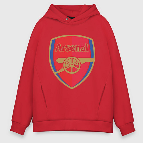 Мужское худи оверсайз Arsenal FC / Красный – фото 1