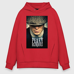 Толстовка оверсайз мужская Peaky Blinders, цвет: красный