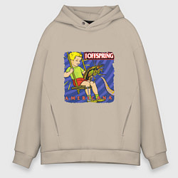 Толстовка оверсайз мужская The Offspring: Americana, цвет: миндальный
