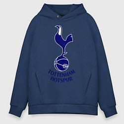 Толстовка оверсайз мужская Tottenham FC, цвет: тёмно-синий